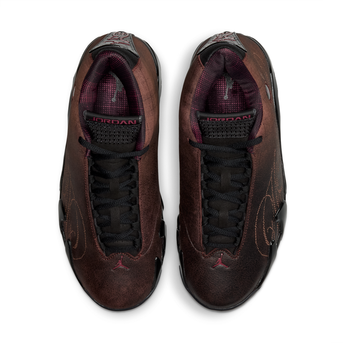 Jordan 14 Retro Mowalola Burnt Red