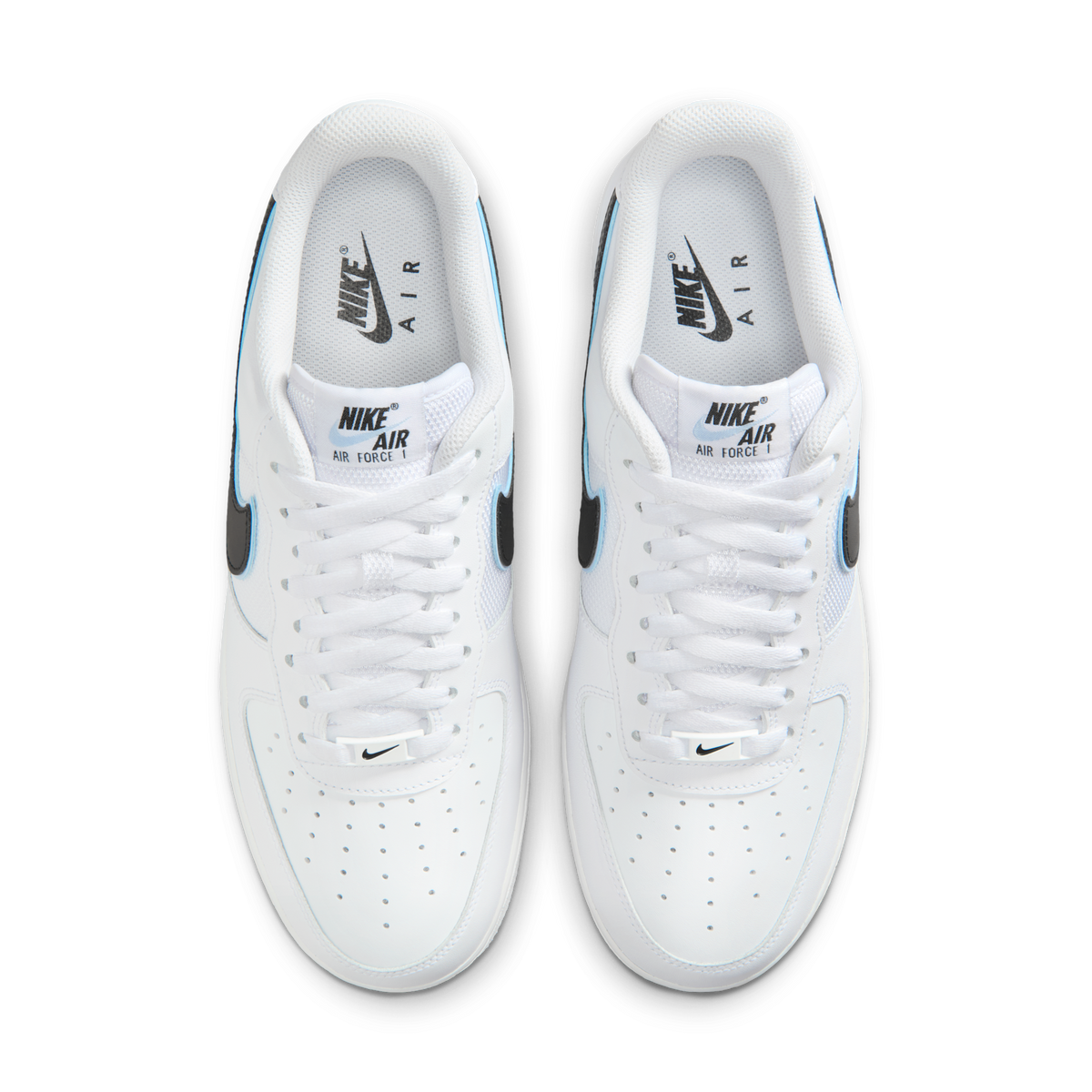 Nike Air Force 1 Low '07 White Black Hydrogen Blue