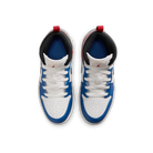 Jordan 1 Mid True Blue Varsity Red (PS)