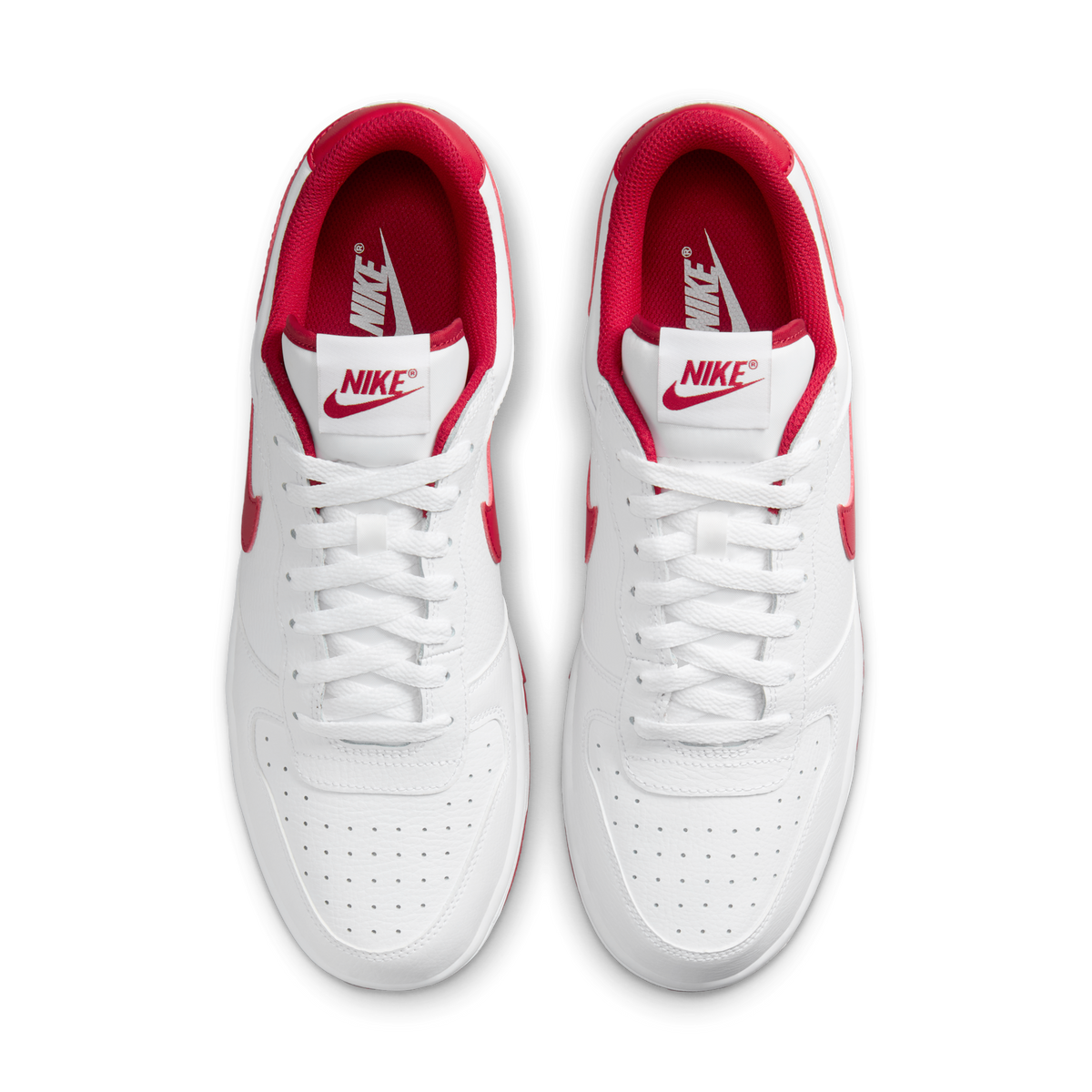 Nike Big Nike Low White Gym Red | 355152-150