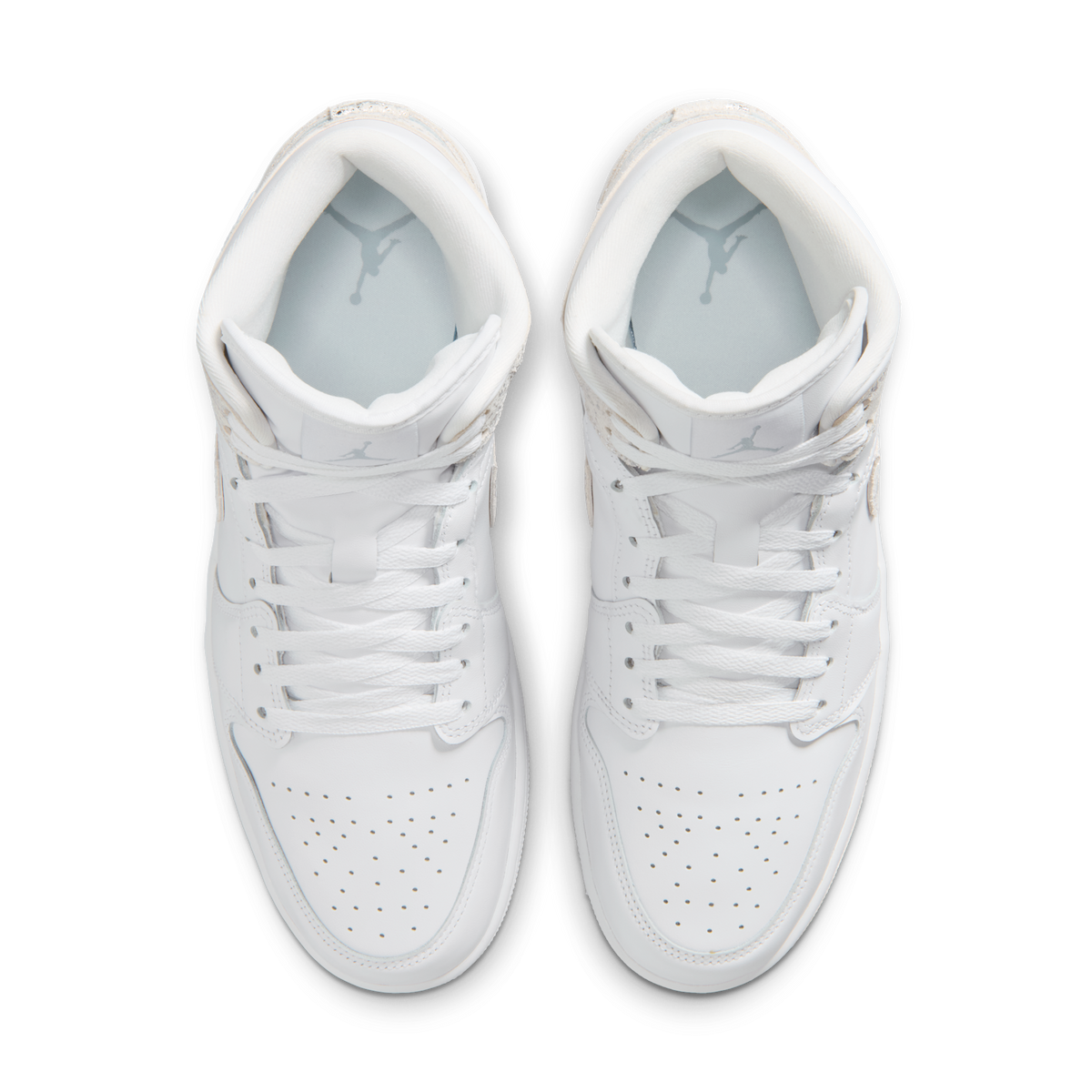 Jordan 1 Mid SE Distressed White Field Silver