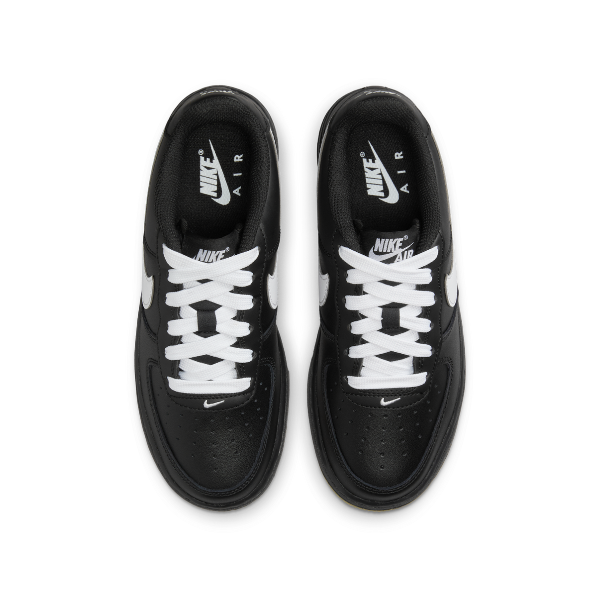 Nike Air Force 1 Low LV8 Black Gum Light Brown White (GS)