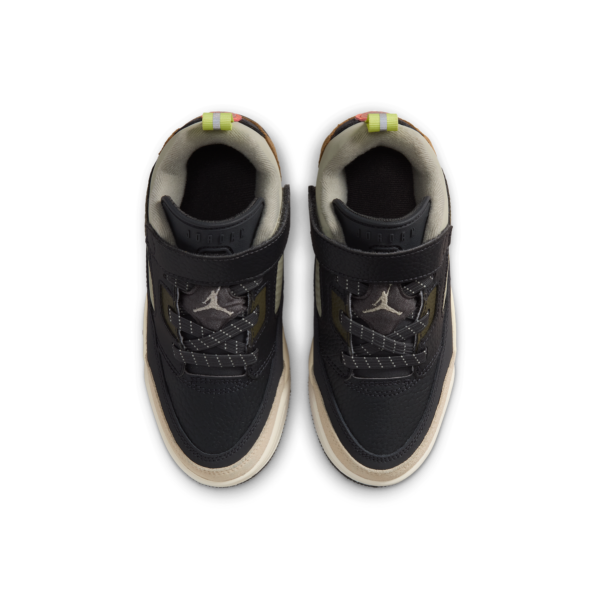 Jordan Spizike Low Anthracite Mango Cargo Khaki (PS)