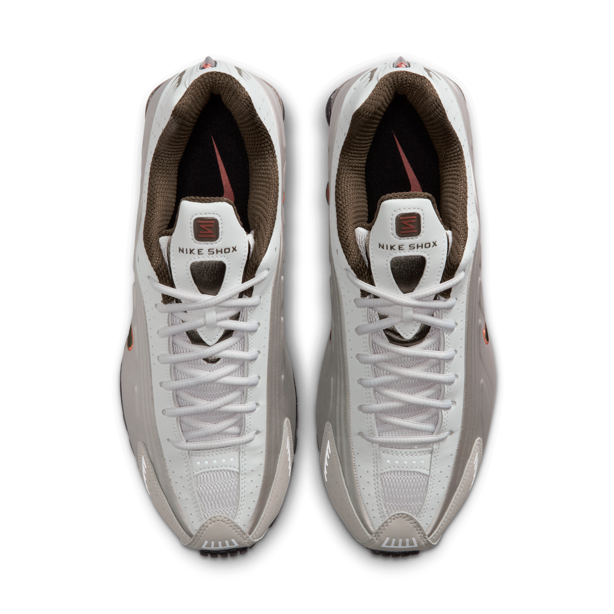 Nike Shox R4 Grey Dark Hazel Dusty Peach