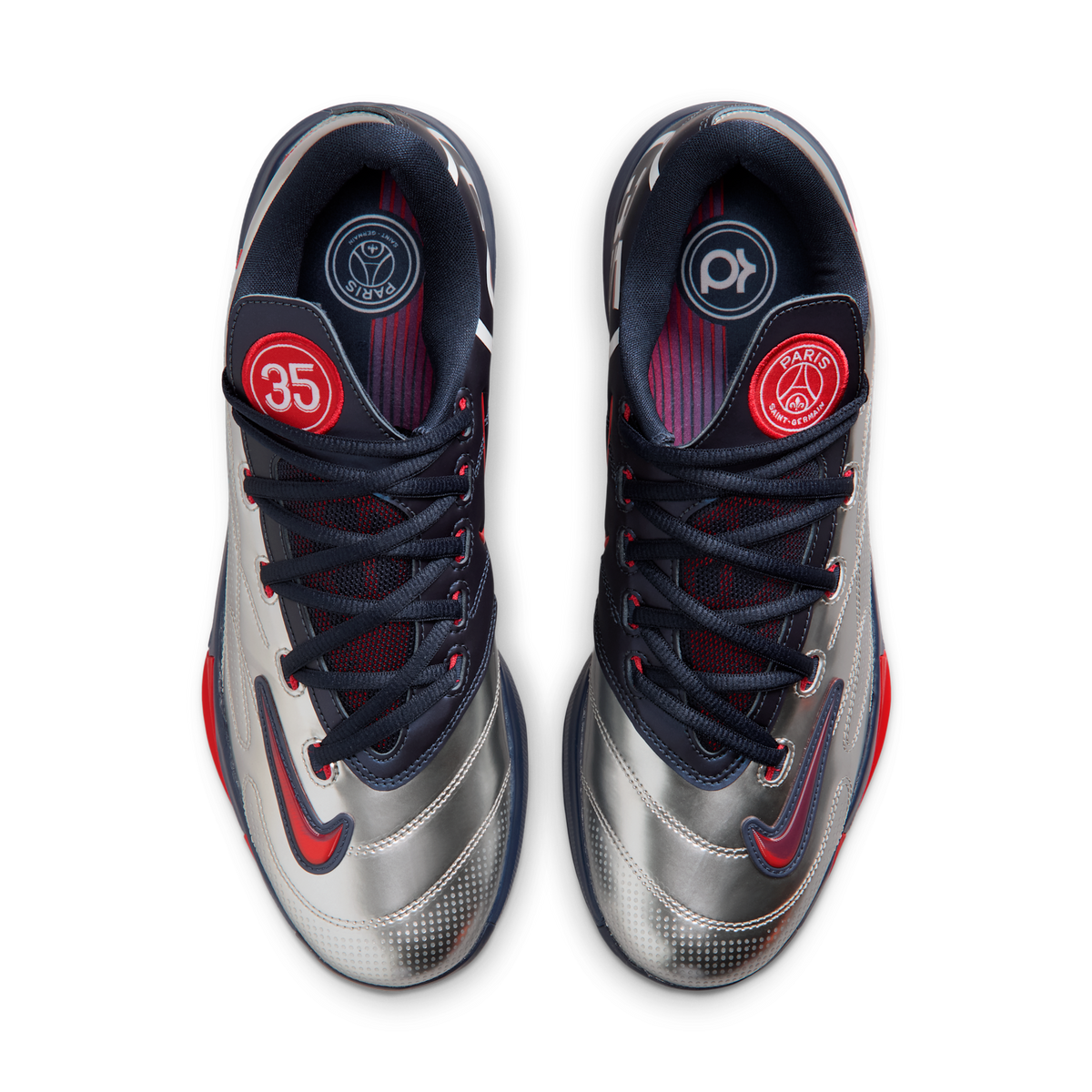 Nike KD 6 PSG Paris Saint-Germain Metallic Silver Navy