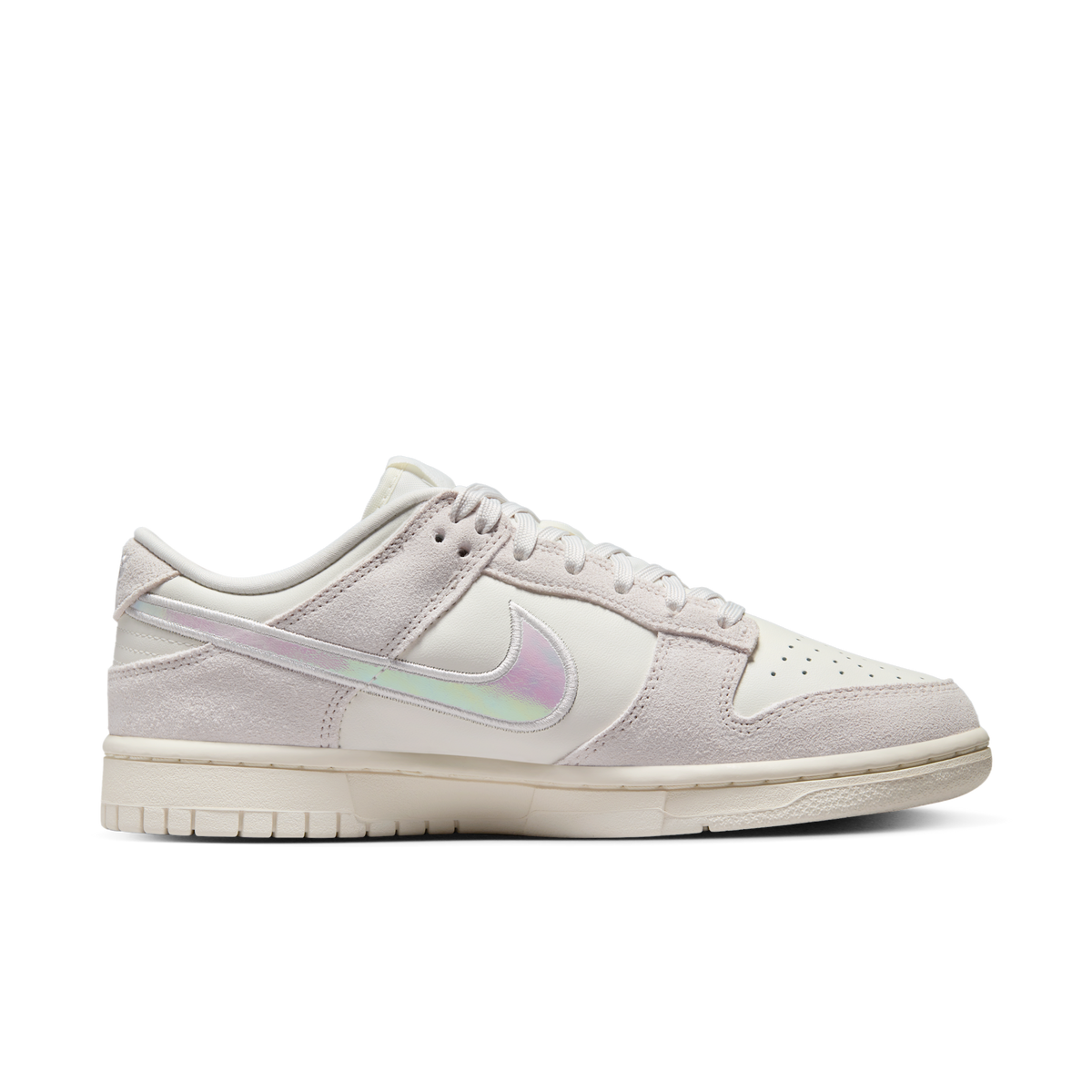 Nike Dunk Low Sail Iridescent Swoosh (Women's) | HF5074-133