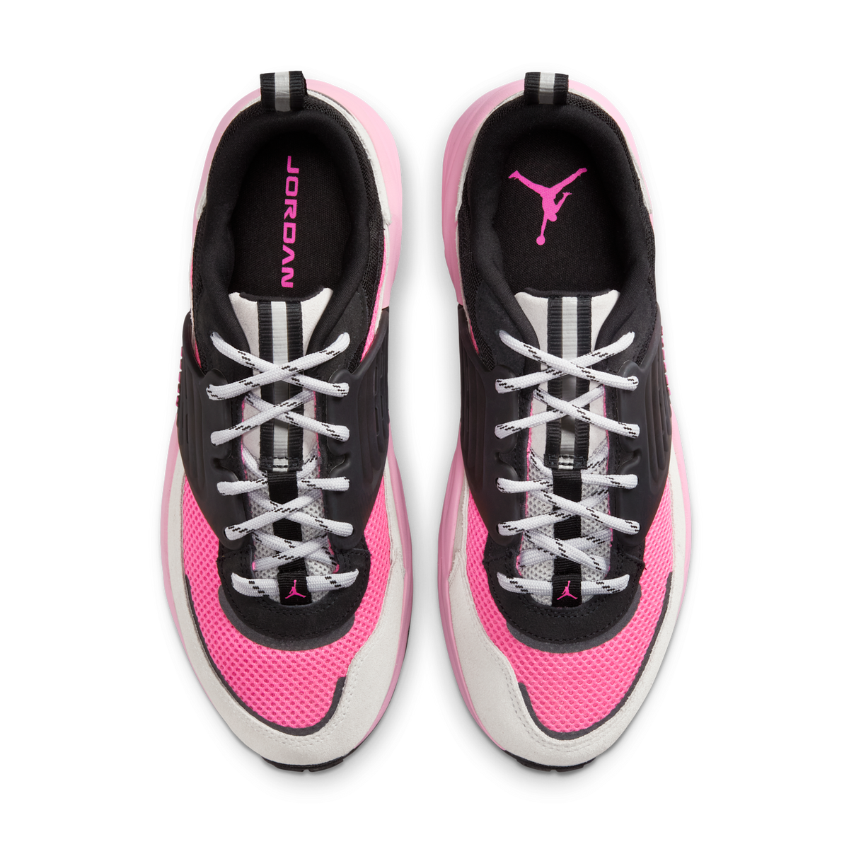 Jordan Trunner O/S Wolf Grey Pink Blast