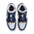 Jordan 1 Mid Football Grey White Midnight Navy (Women's)