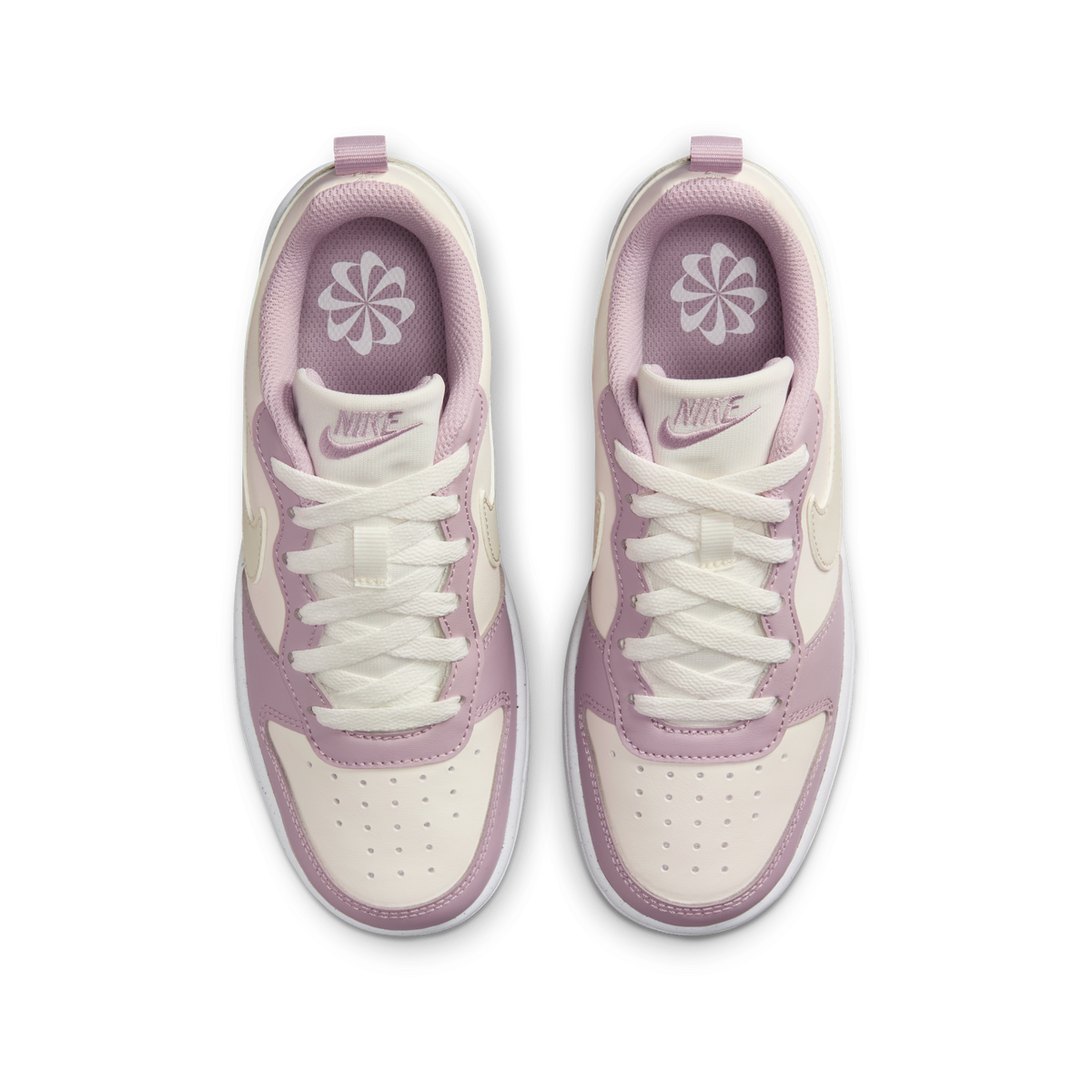 Nike Court Borough Low Recraft Sail Particle Rose White Light Orewood Brown (GS) | DV5456-129