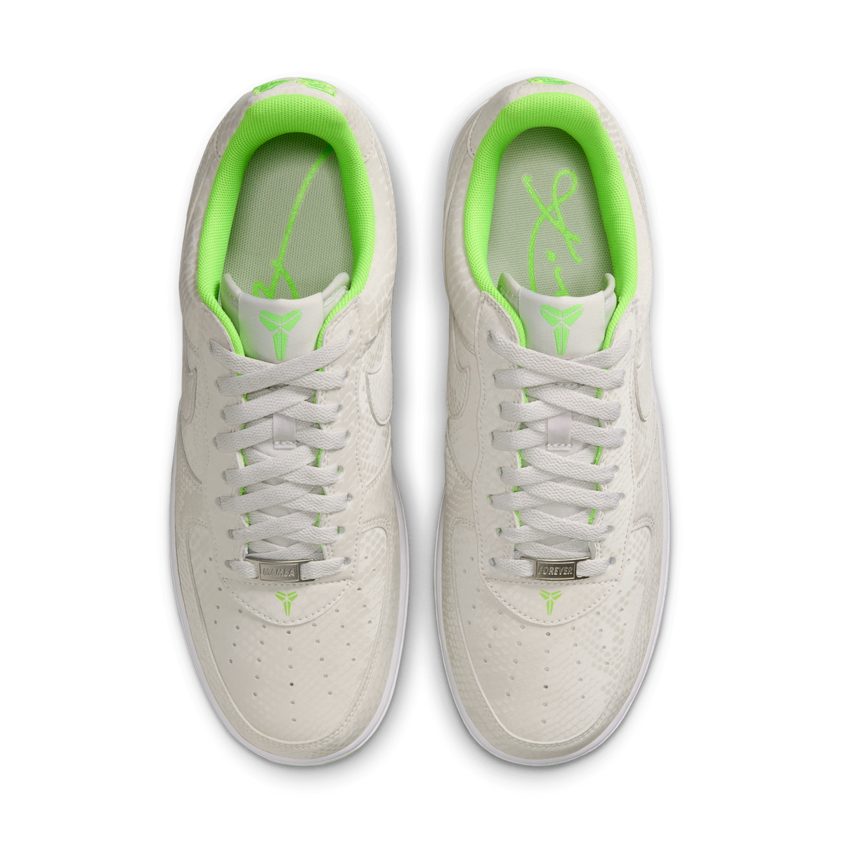 Nike Air Force 1 Low Kobe Bryant Forever Vast Grey Electric Green
