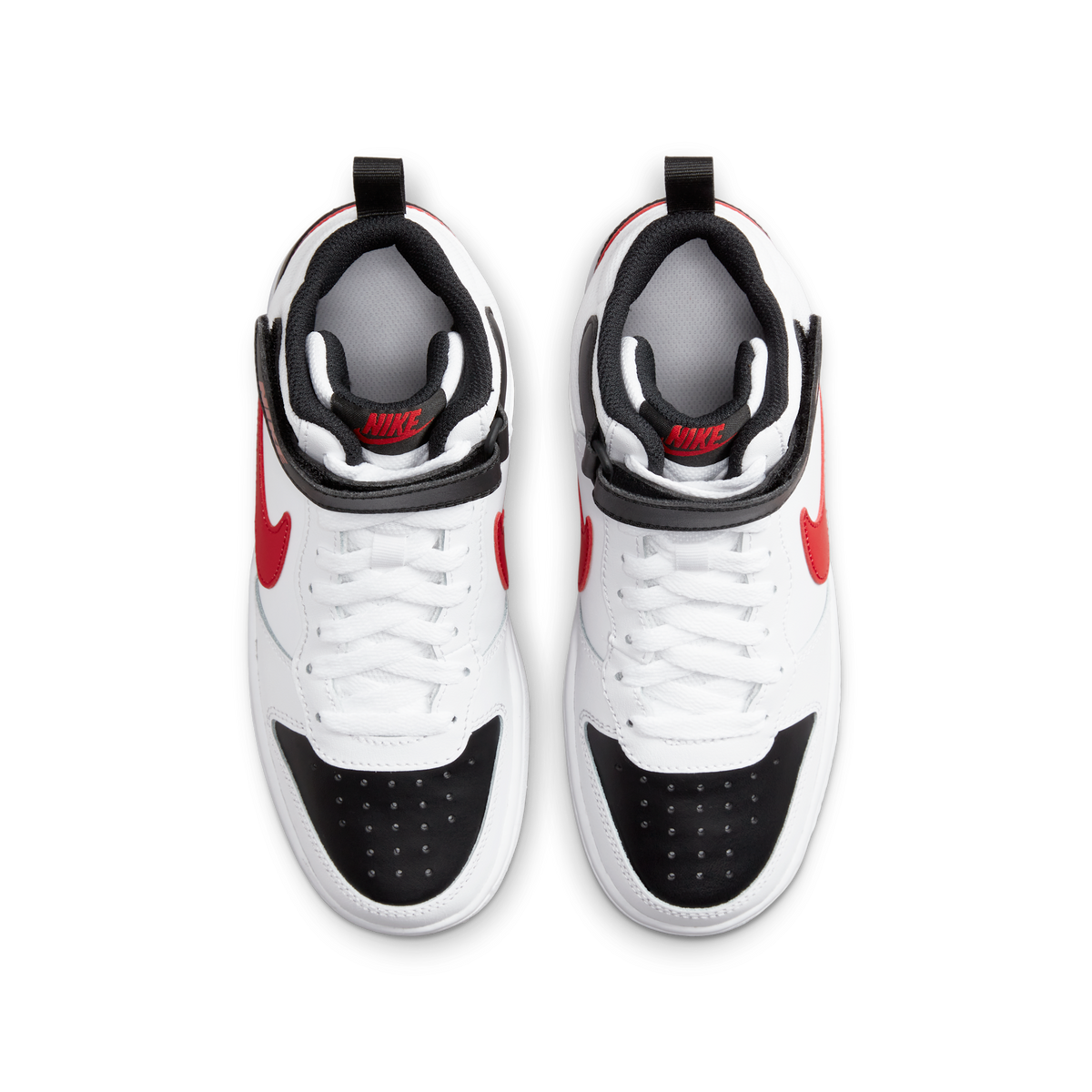 Nike Court Borough Mid 2 White University Red (GS)