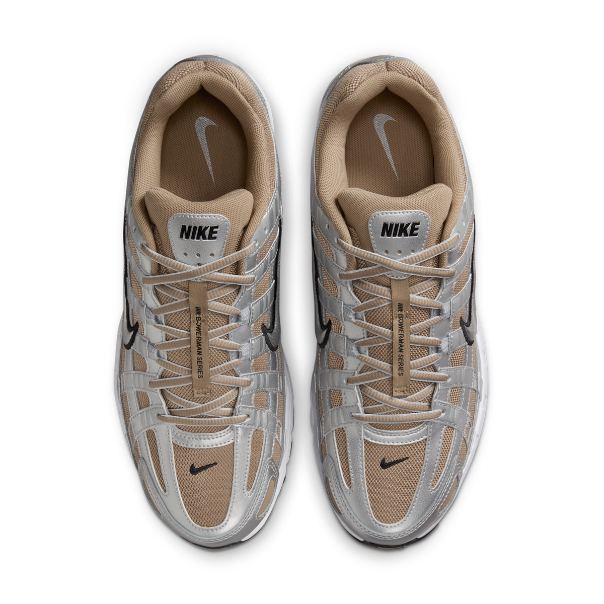 Nike P-6000 Khaki Metallic Silver