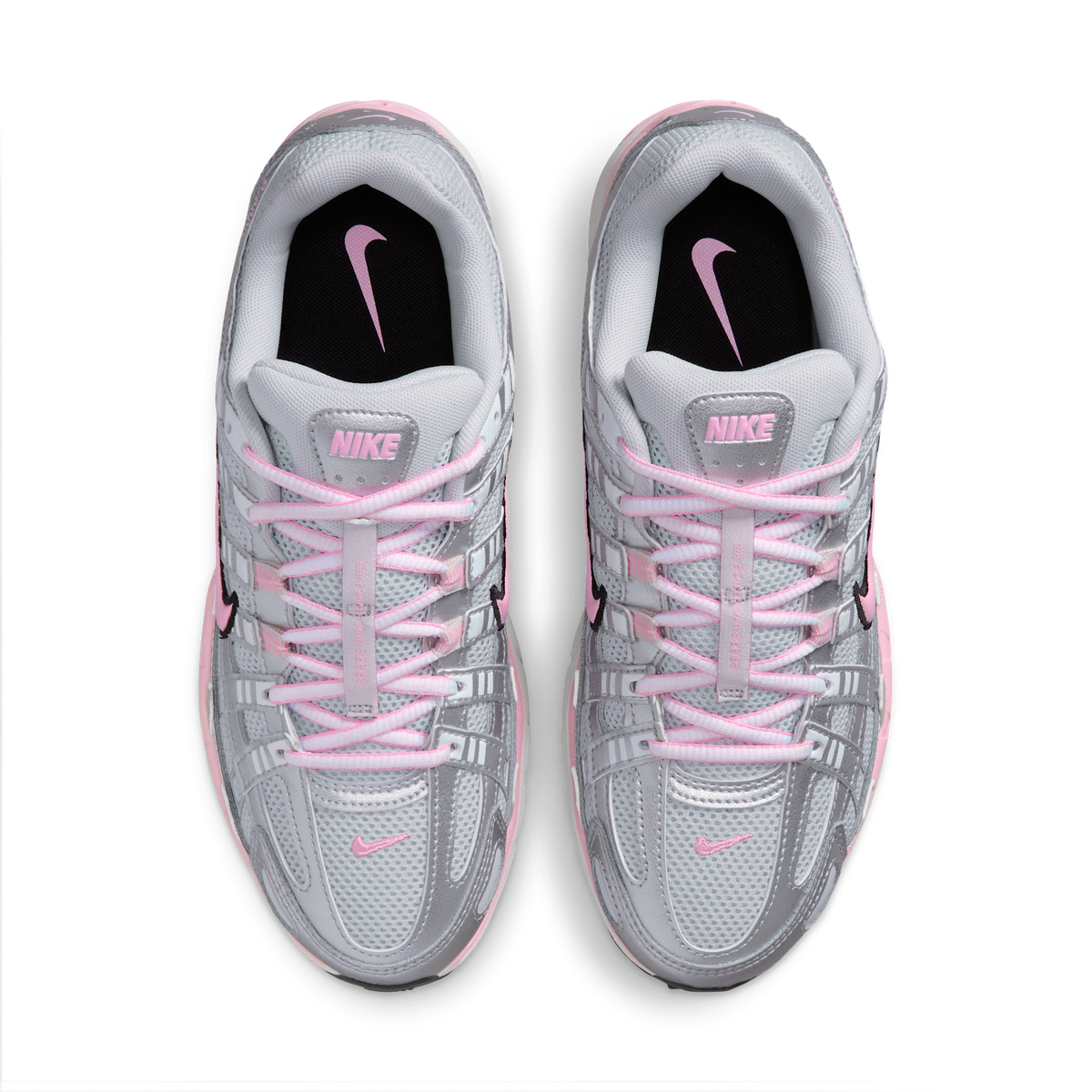 Nike P-6000 Pure Platinum Metallic Silver Black Pink (Women's)