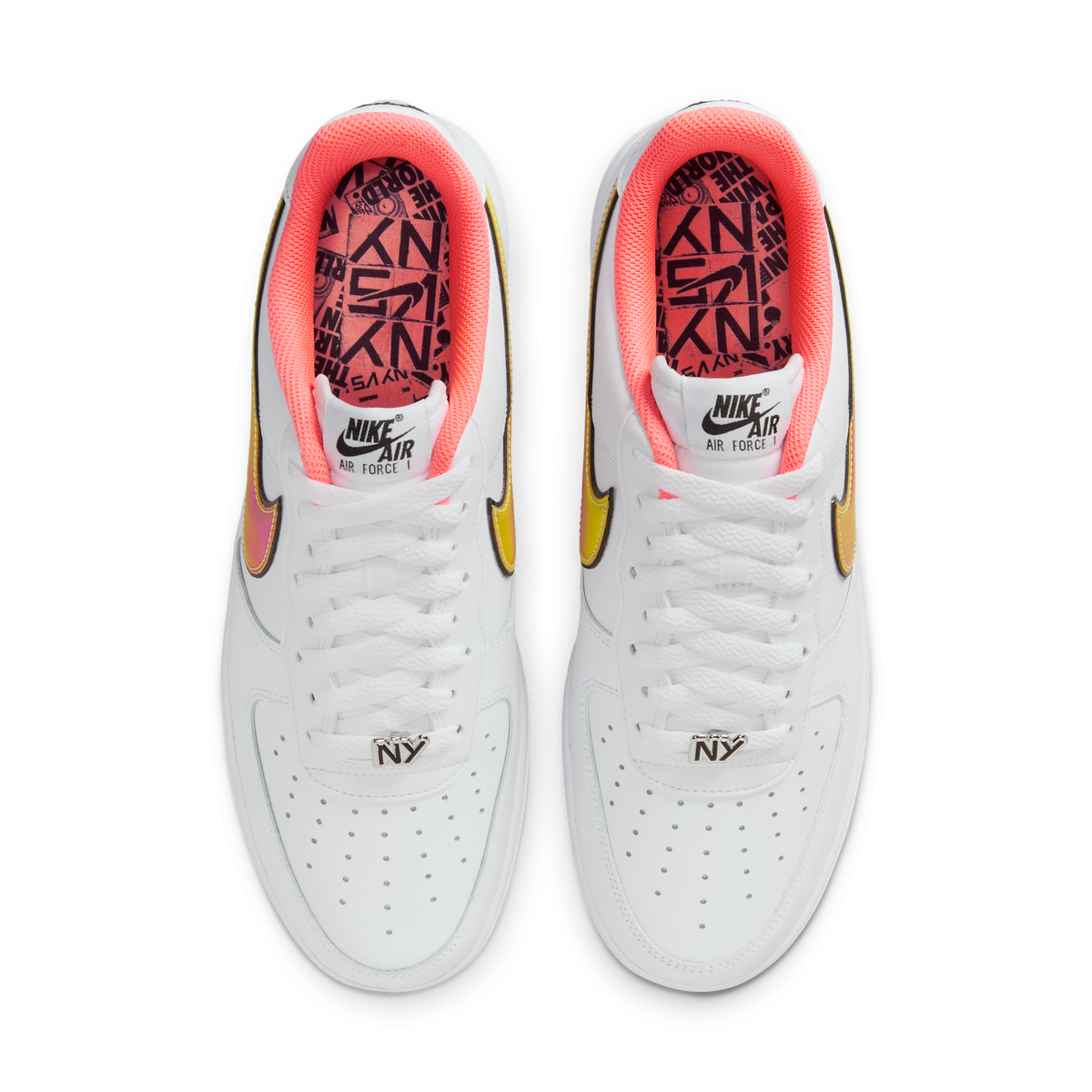 Nike Air Force 1 Low NY vs. NY White Crimson Pulse