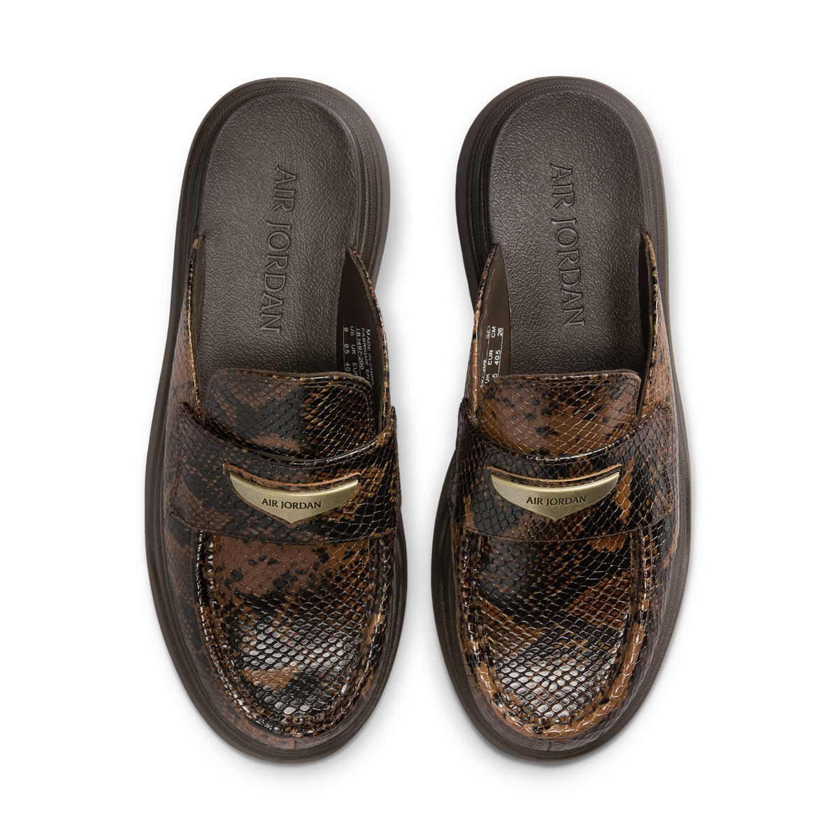 Jordan Mule Croc Velvet Brown (Women's)