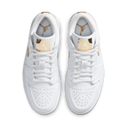 Jordan 1 Low White Metallic Gold (Women's)