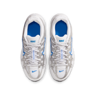 Nike P-6000 White Blue Crystal Metallic Silver (GS)