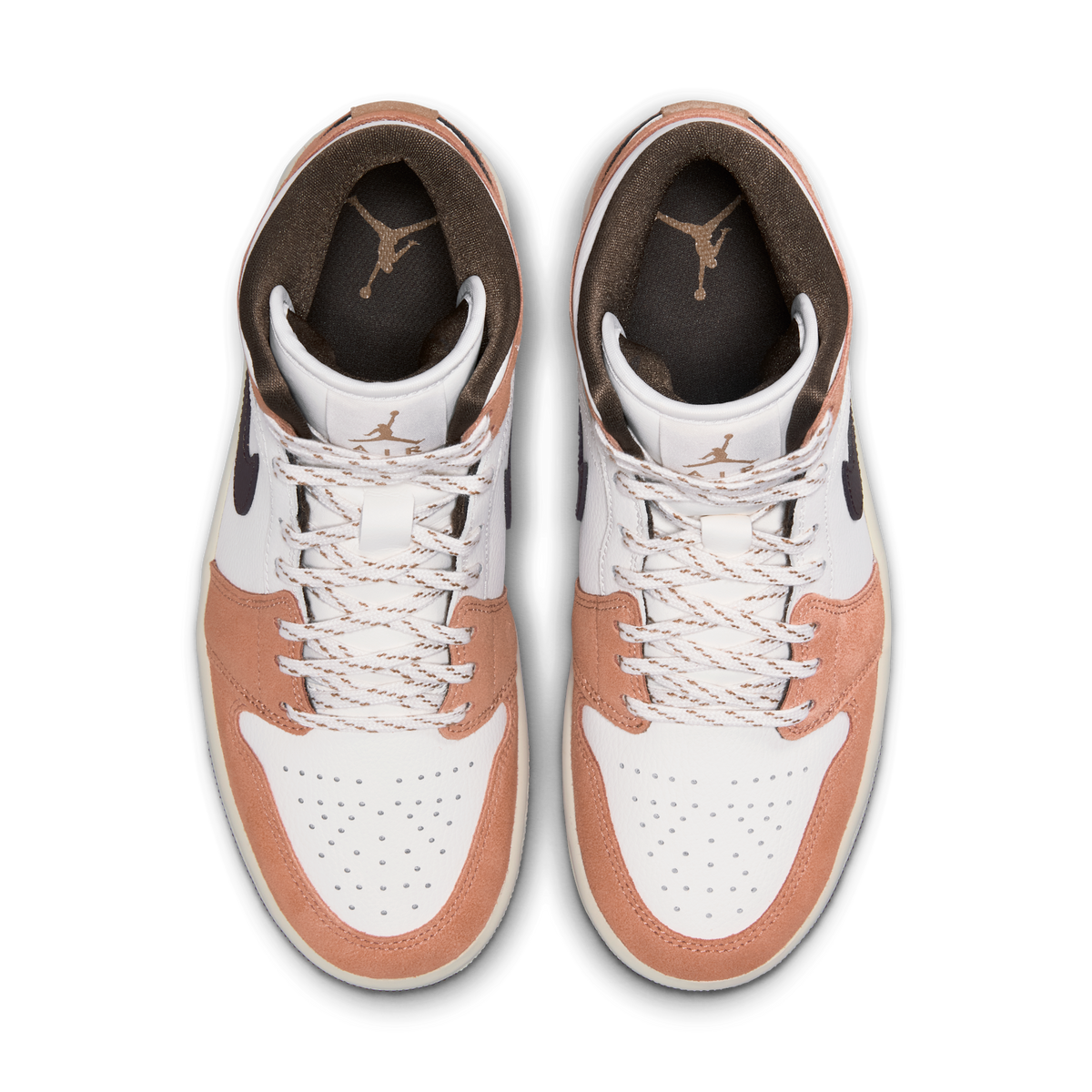 Jordan 1 Mid Light Cognac (Women's)