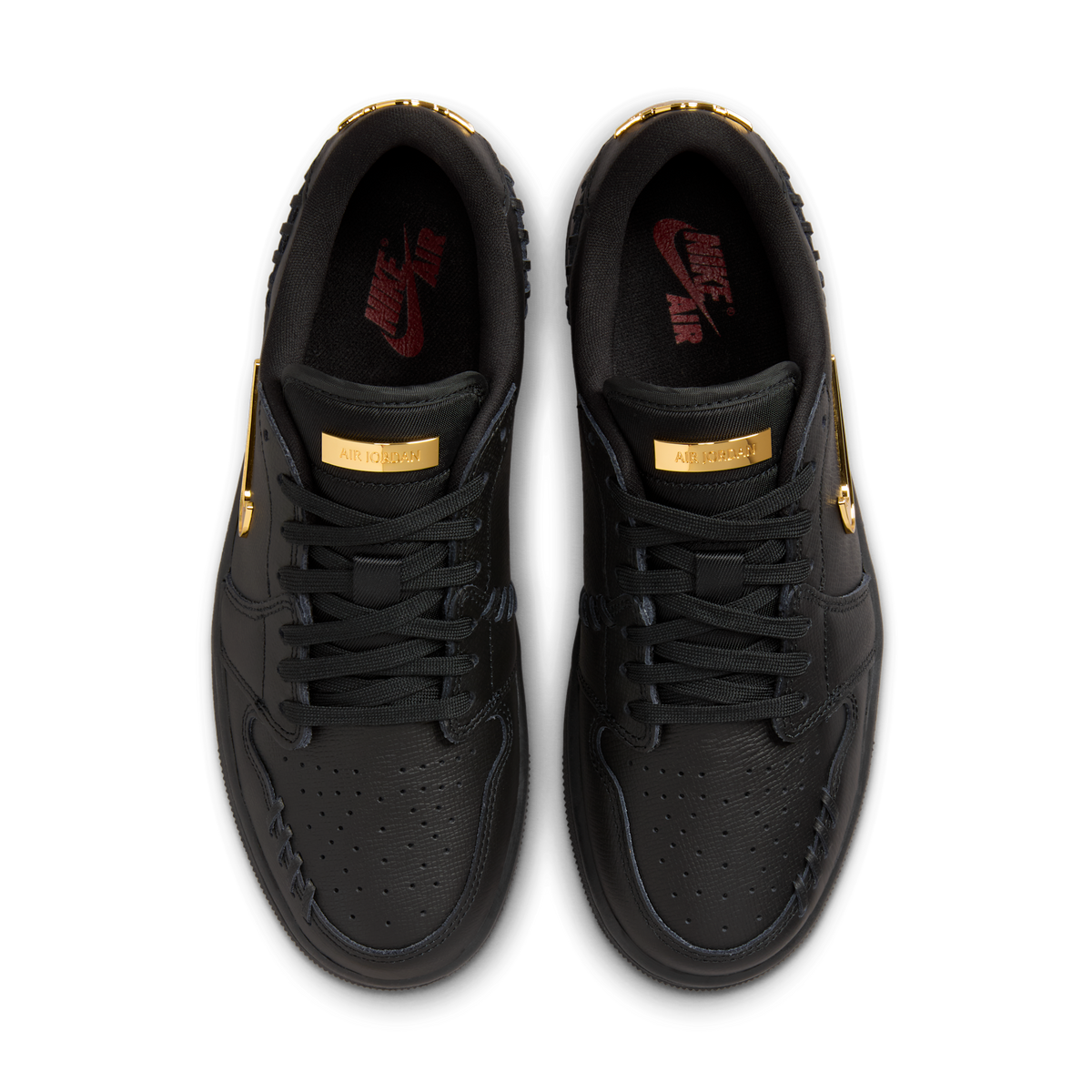 Jordan 1 Low Method of Make Black Metallic Gold (Women's)