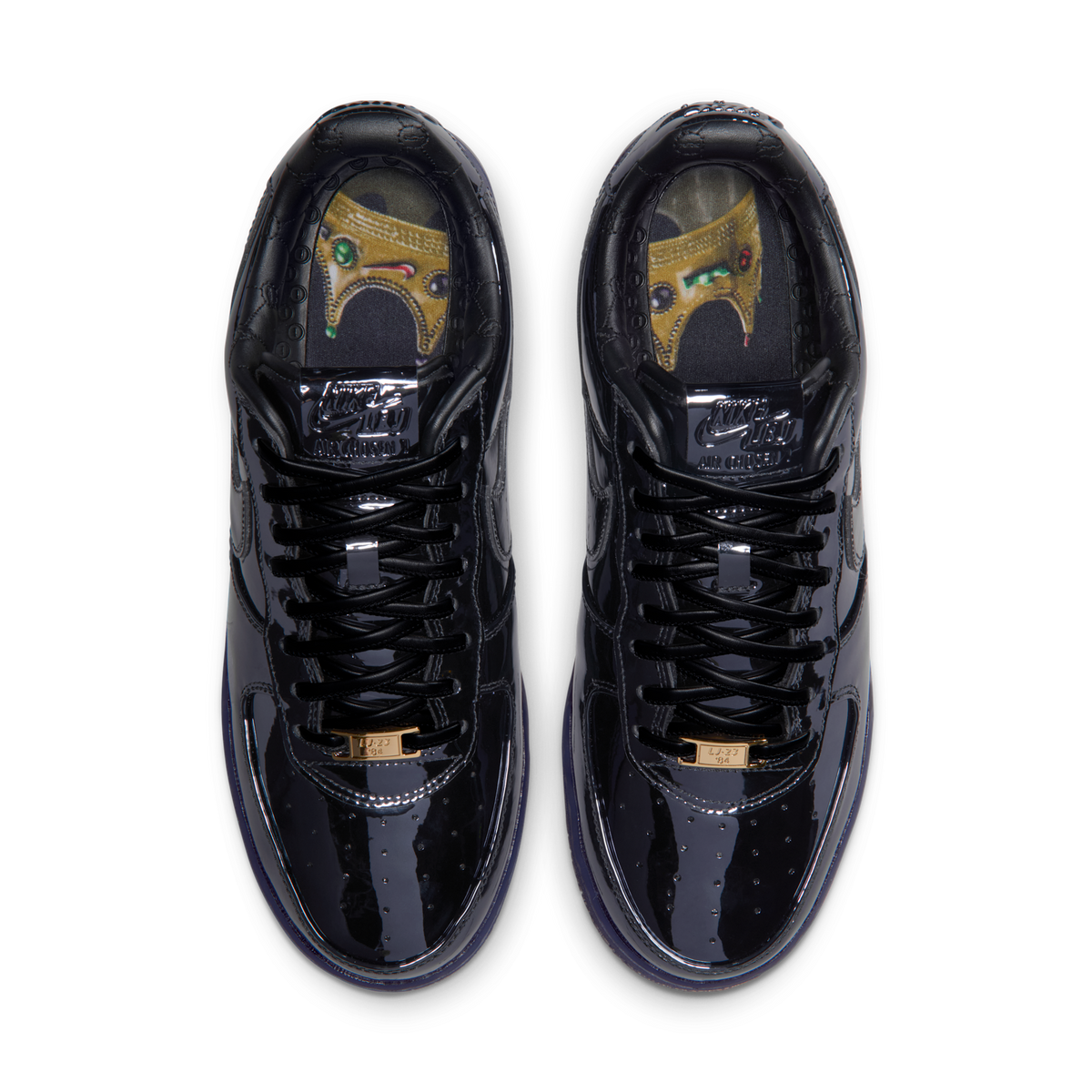 Nike Air Force 1 Low LeBron James Black Patent