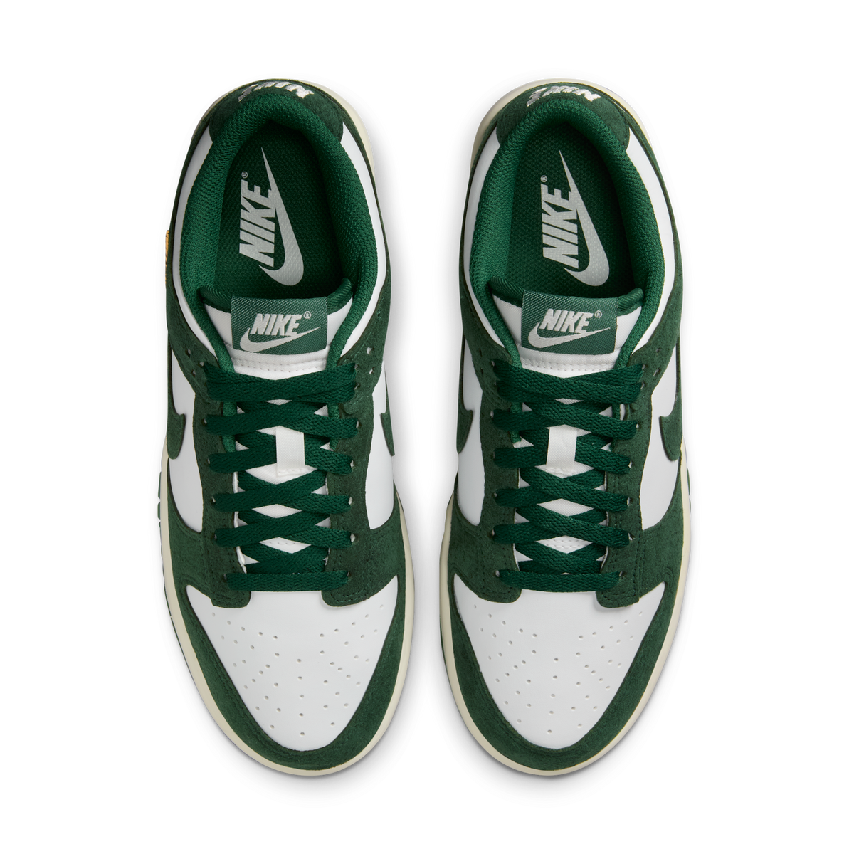 Nike Dunk Low Gorge Green Gold Mini Swoosh (Women's) | IB4417-100