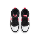 Nike Court Borough Mid 2 Black White Sunset Pulse (PS)