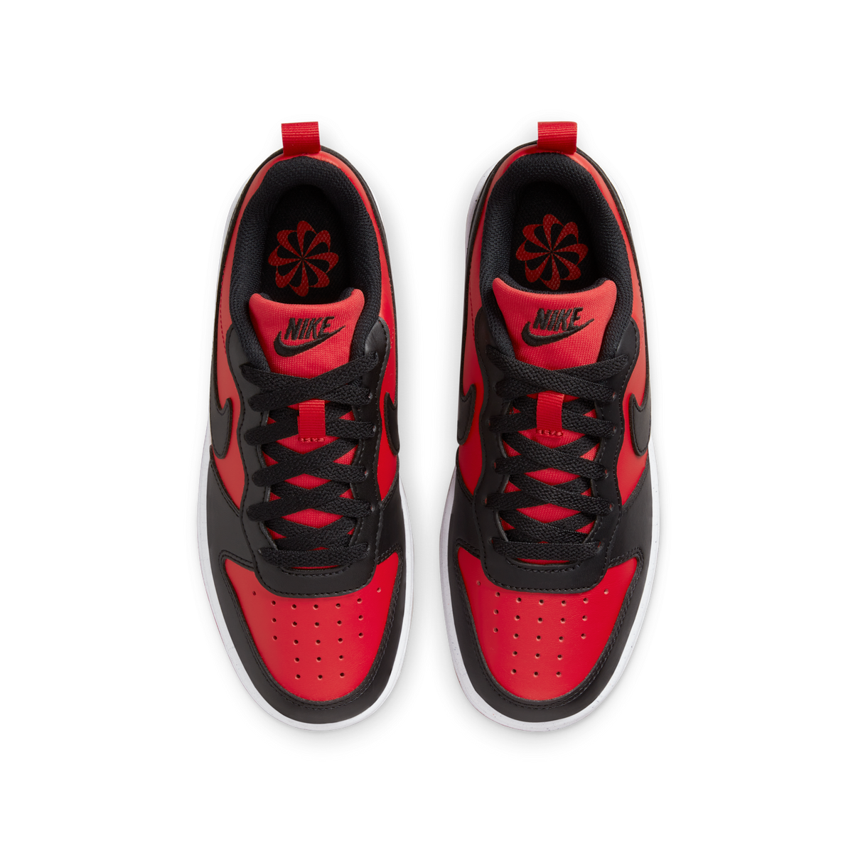 Nike Court Borough Low Recraft University Red Black (GS)