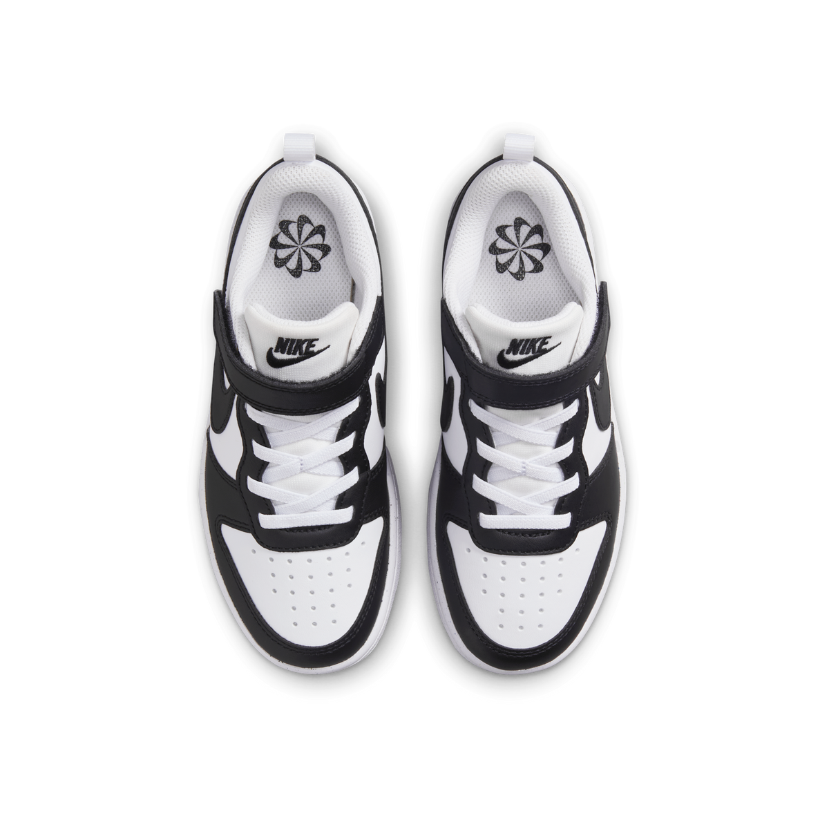 Nike Court Borough Low Recraft Black White (PS)