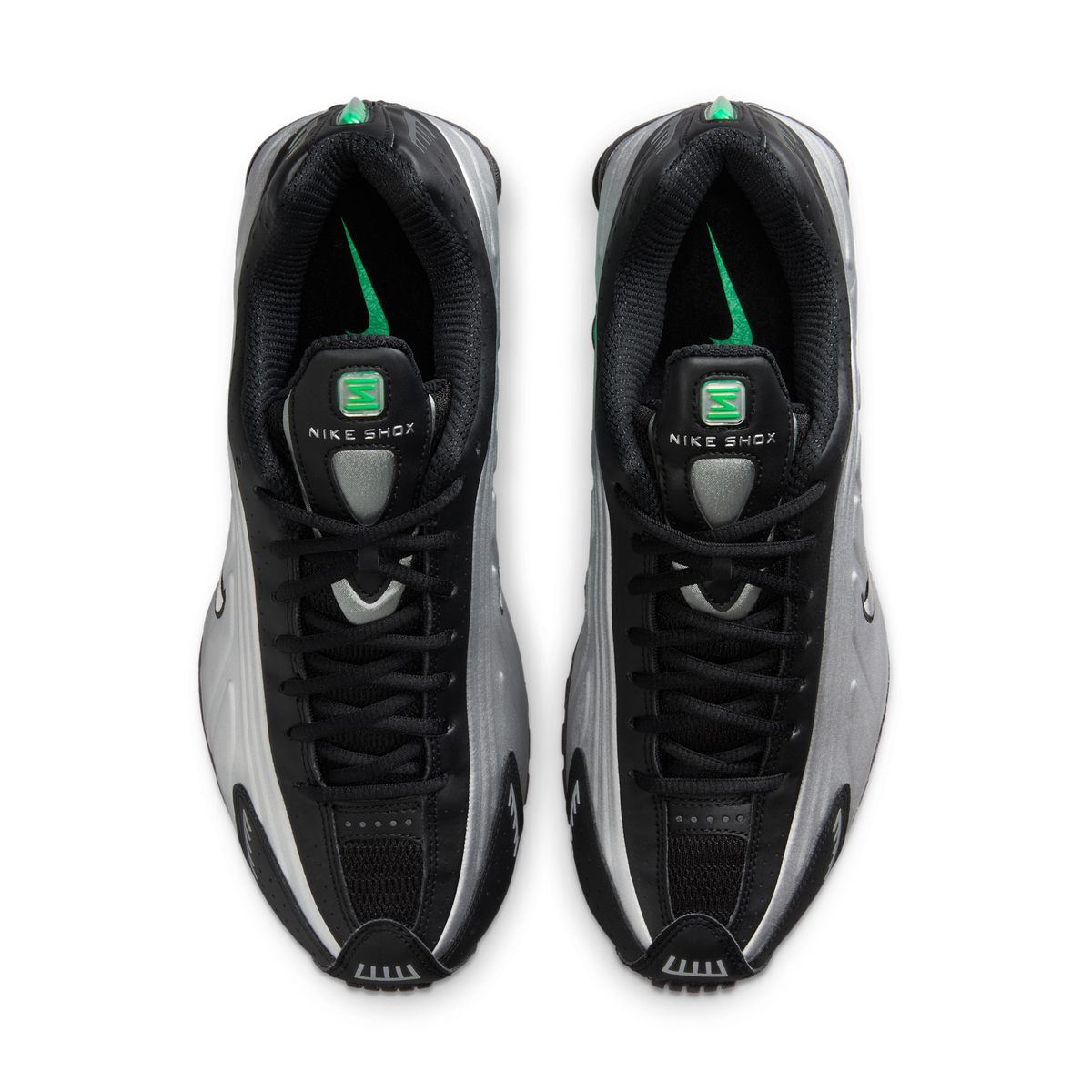 Nike Shox R4 Metallic Silver Green Shock | HQ1988-006