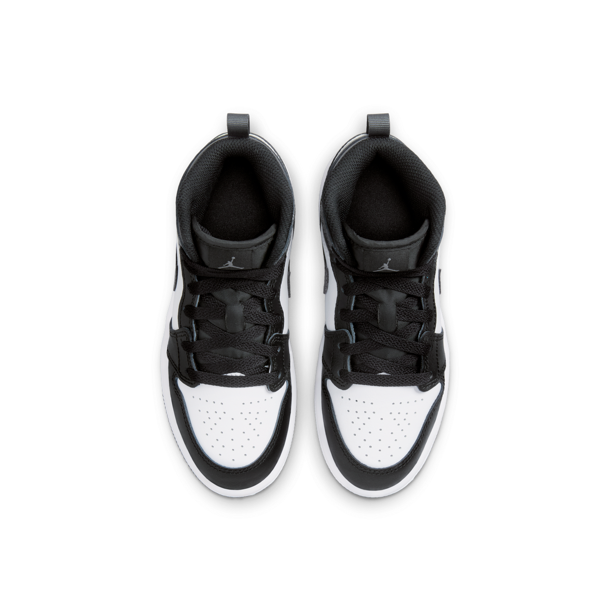 Jordan 1 Mid Black White Iron Grey (PS)