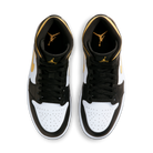 Jordan 1 Mid White Pollen Black