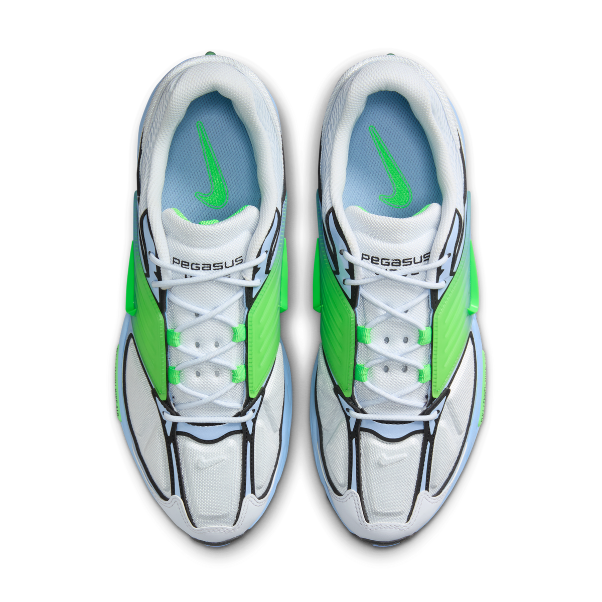 Nike Air Pegasus Wave Football Grey Green Strike