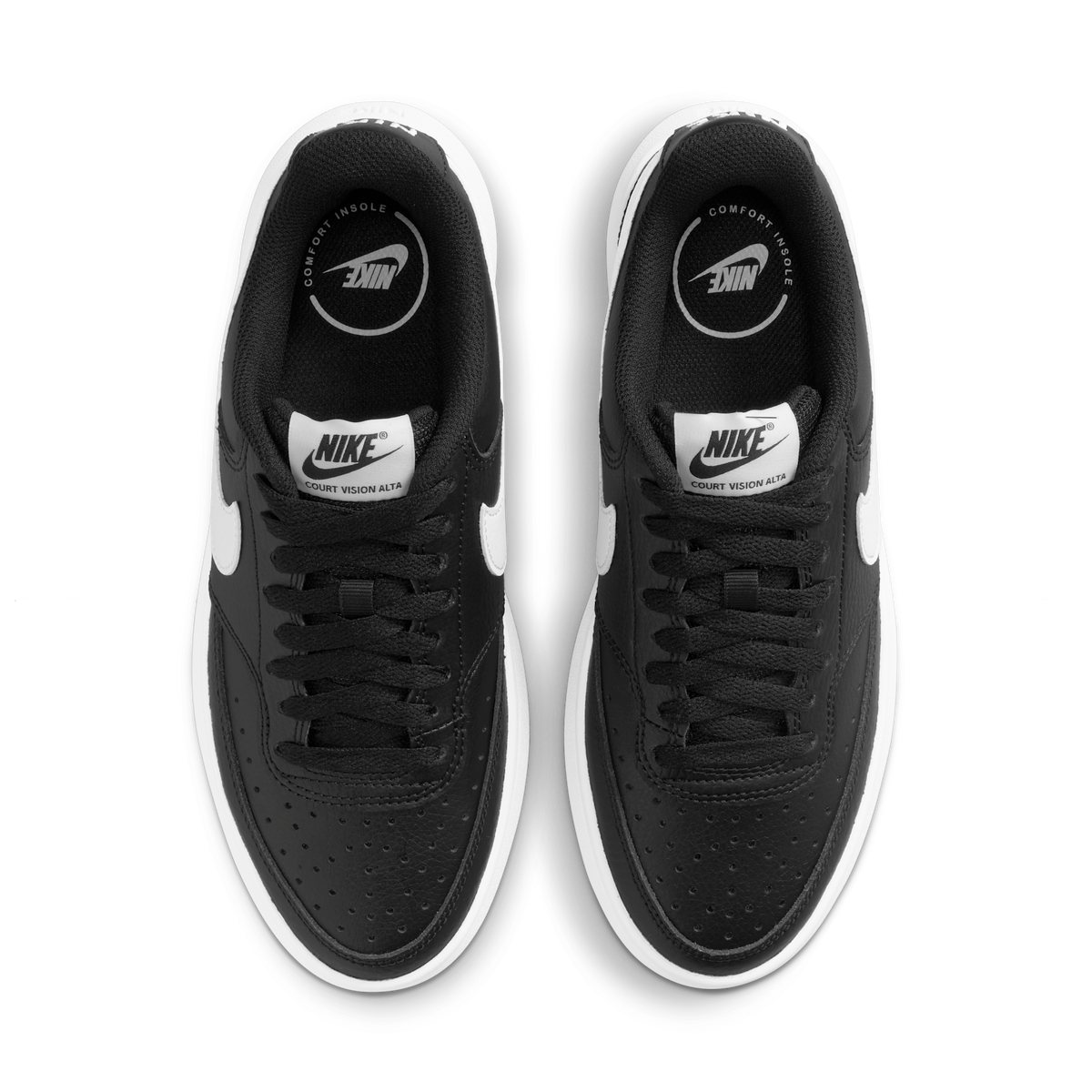 Nike Court Vision Alta LTR Black White (Women's)