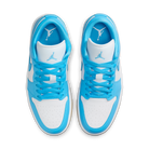 Jordan 1 Low White Gum Light Brown Dark Powder Blue (Women's)