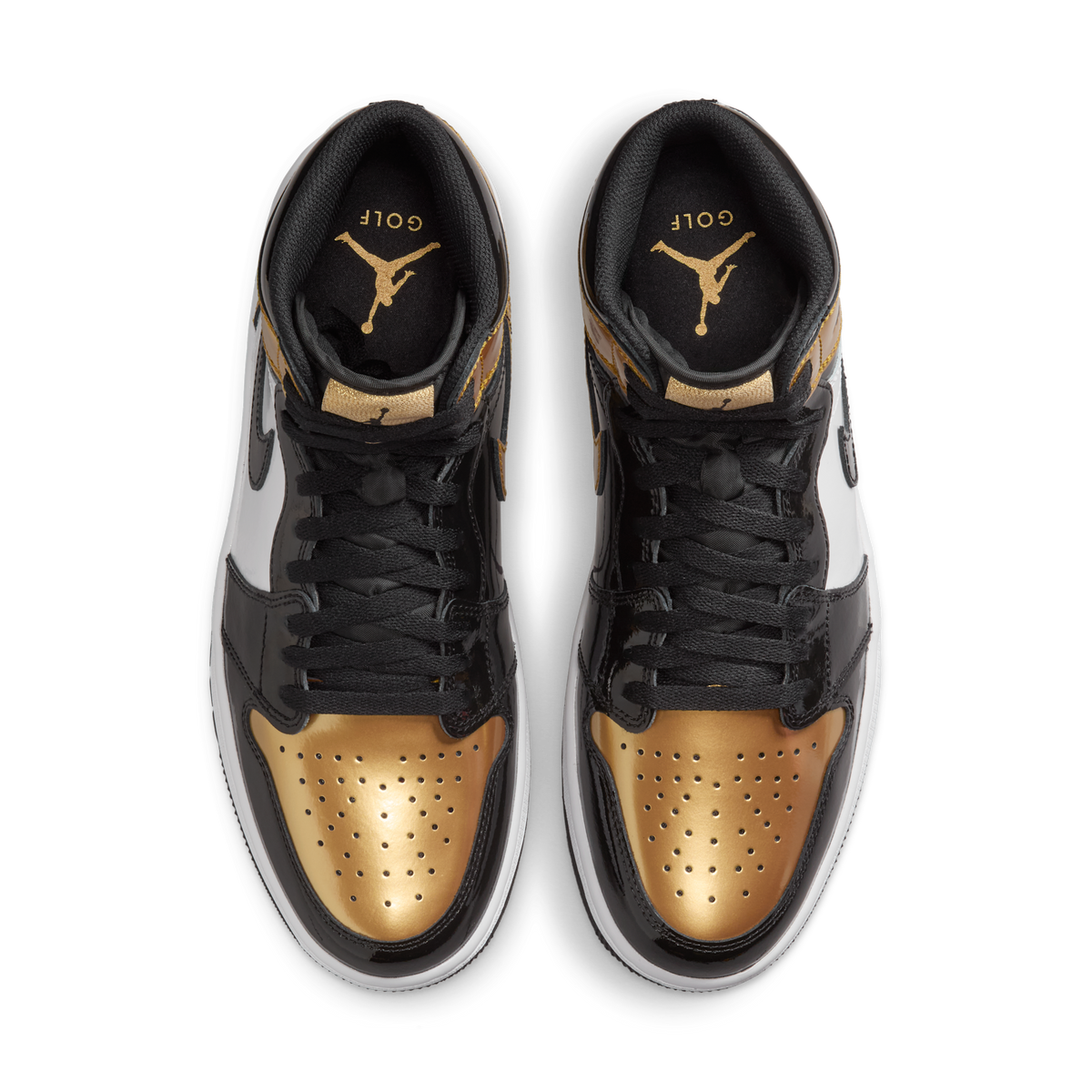 Jordan 1 Retro High Golf Patent Gold Toe