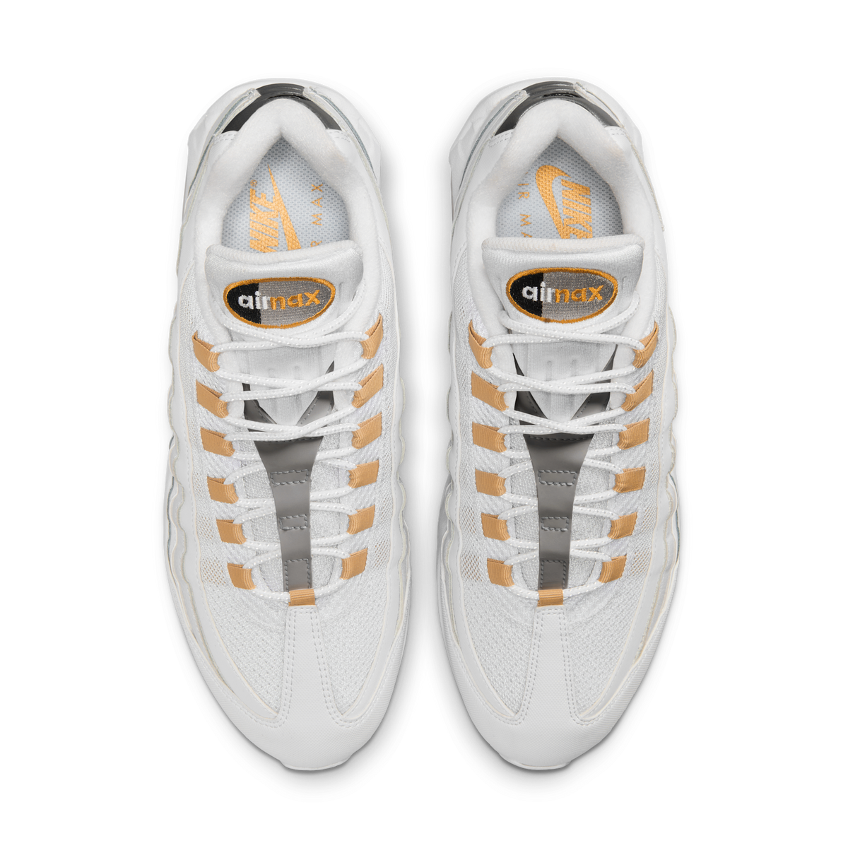 Nike Air Max 95 OG Big Bubble White Team Gold | IB1667-101