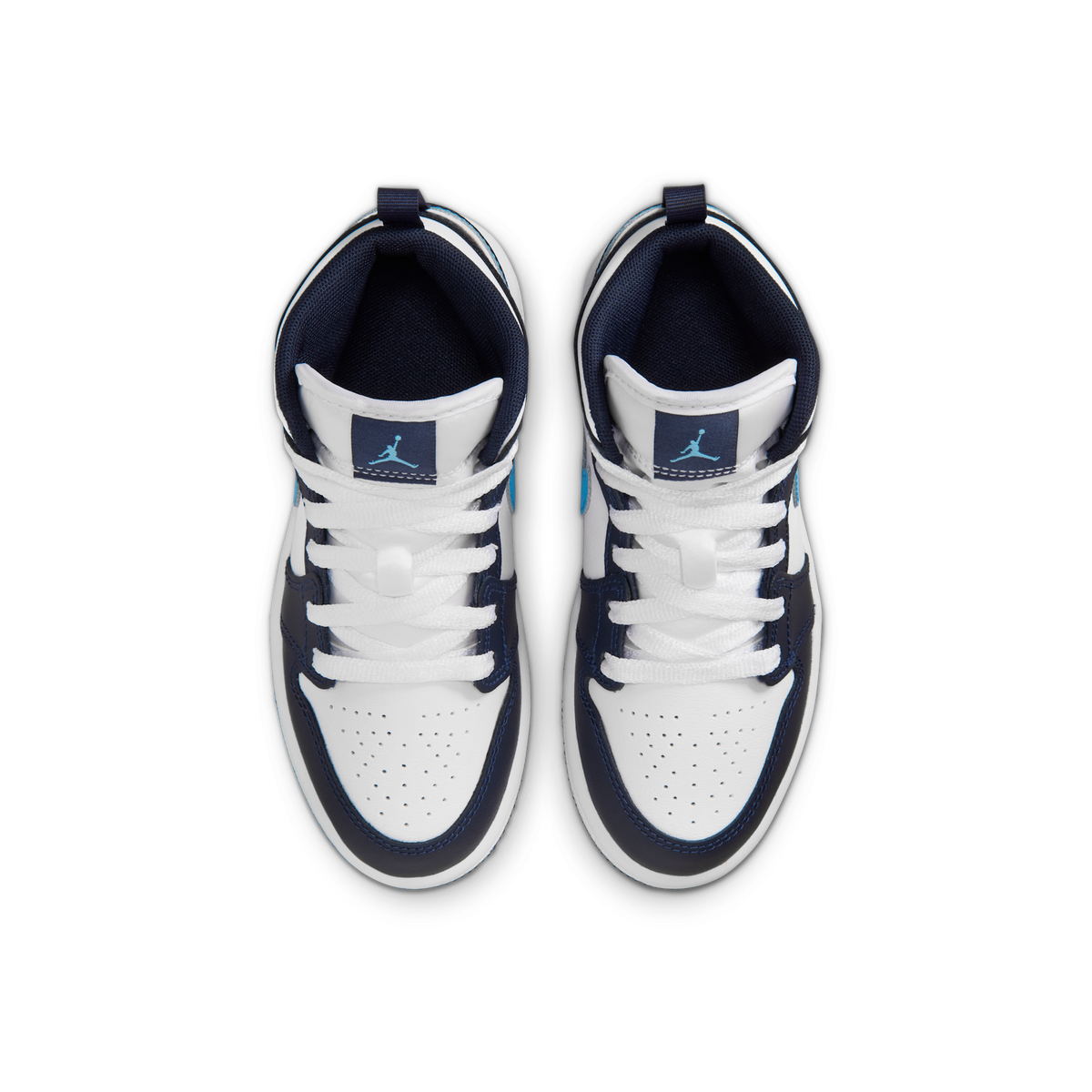 Jordan 1 Mid Obsidian Dark Powder Blue (PS)