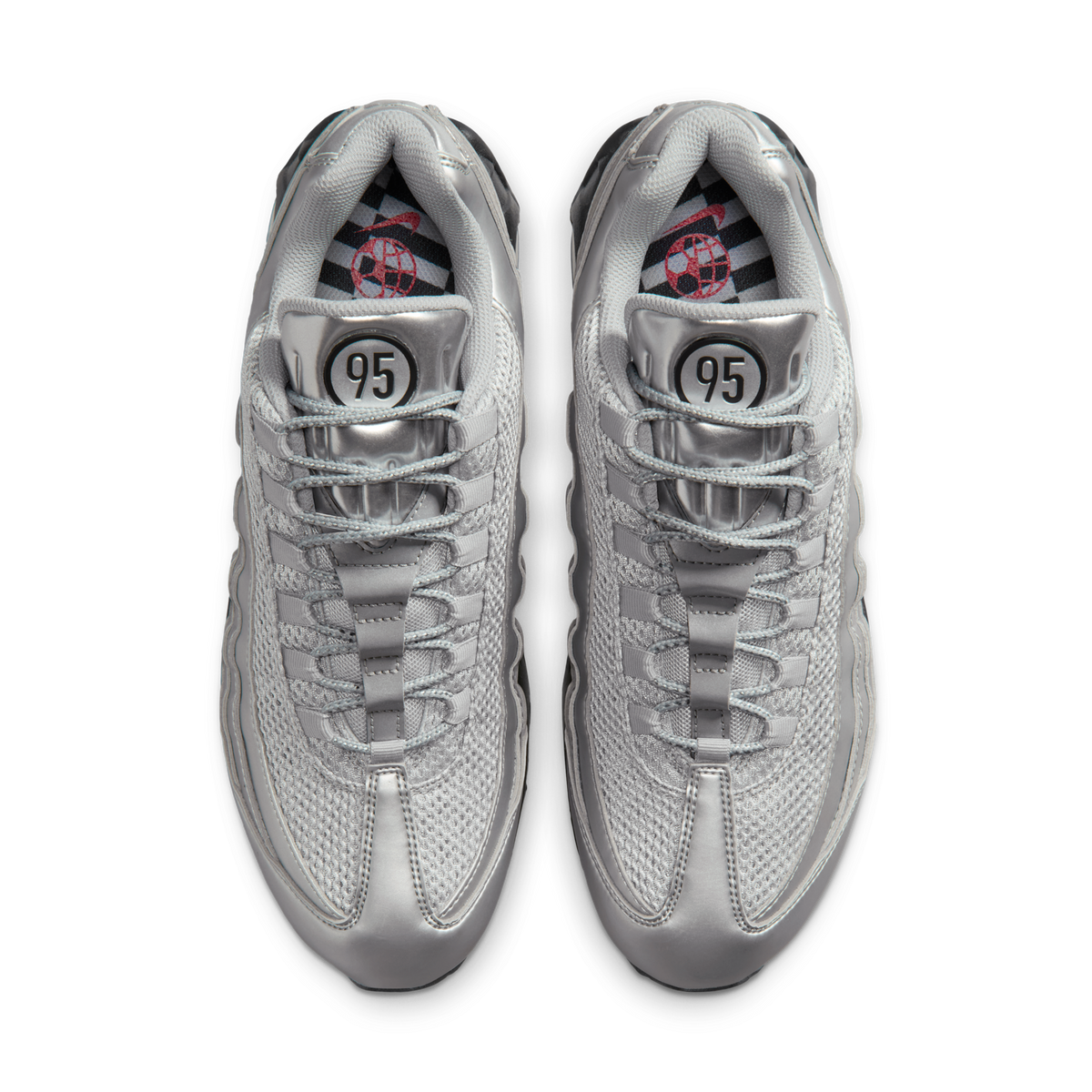 Nike Air Max 95 SE Big Bubble Total 90 Metallic Silver