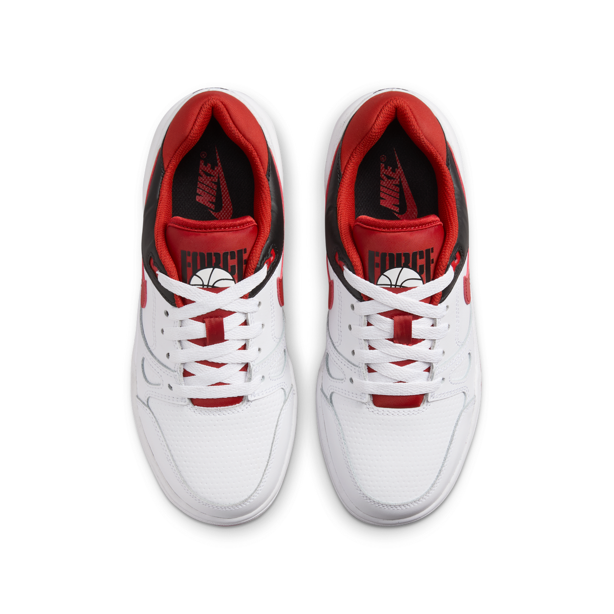 Nike Full Force Low White Black Team Orange Mystic Red (GS) | FV5929-100