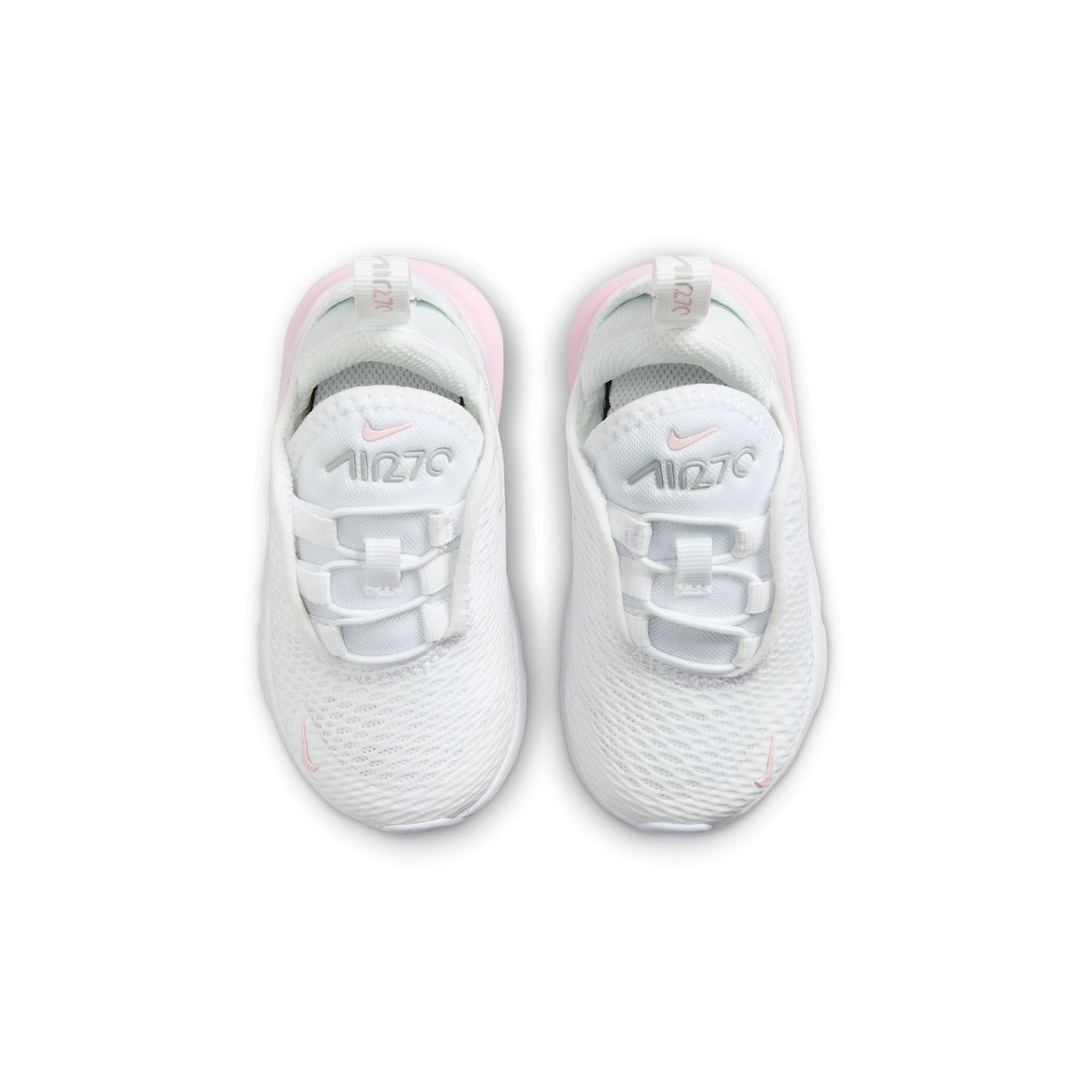 Nike Air Max 270 White Light Smoke Grey Pink Foam (TD)