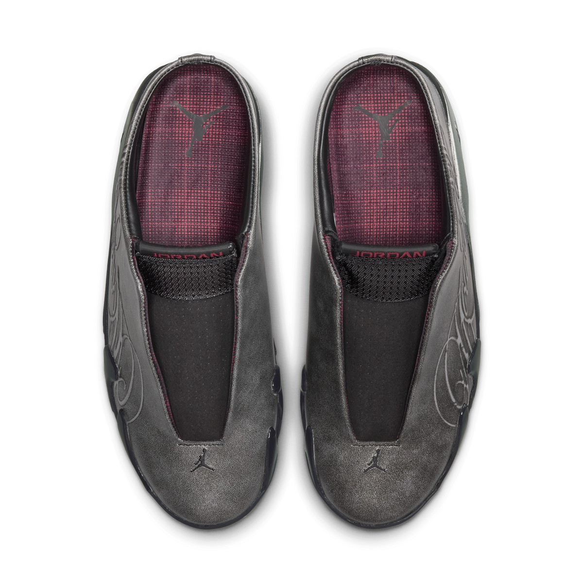 Jordan 14 Retro Mule Mowalola Burnt Red