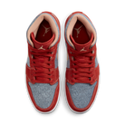Jordan 1 Mid Denim Red