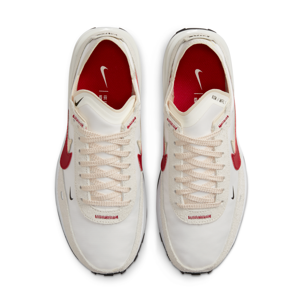 Nike Waffle One SE Sail Pearl White Black Gym Red (Women's) | DX4309-100