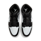 Jordan 1 Mid Black White Iron Grey