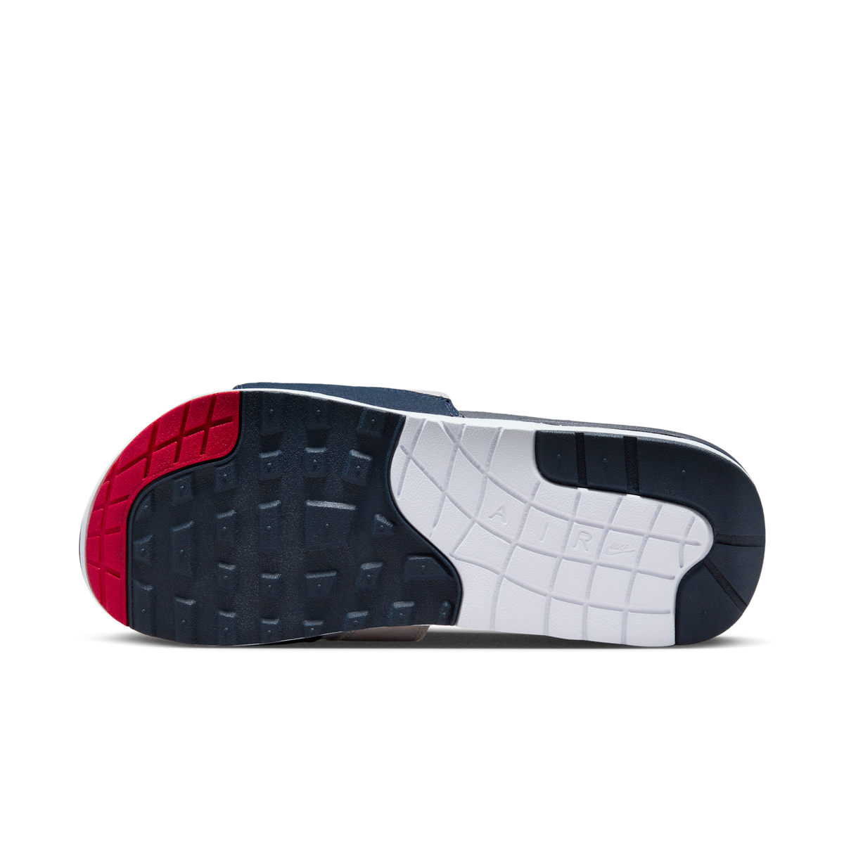 Nike Air Max 1 Slide Obsidian University Red