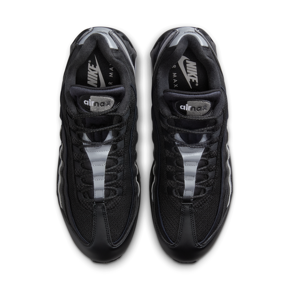 Nike Air Max 95 OG Big Bubble Black White Metallic Silver