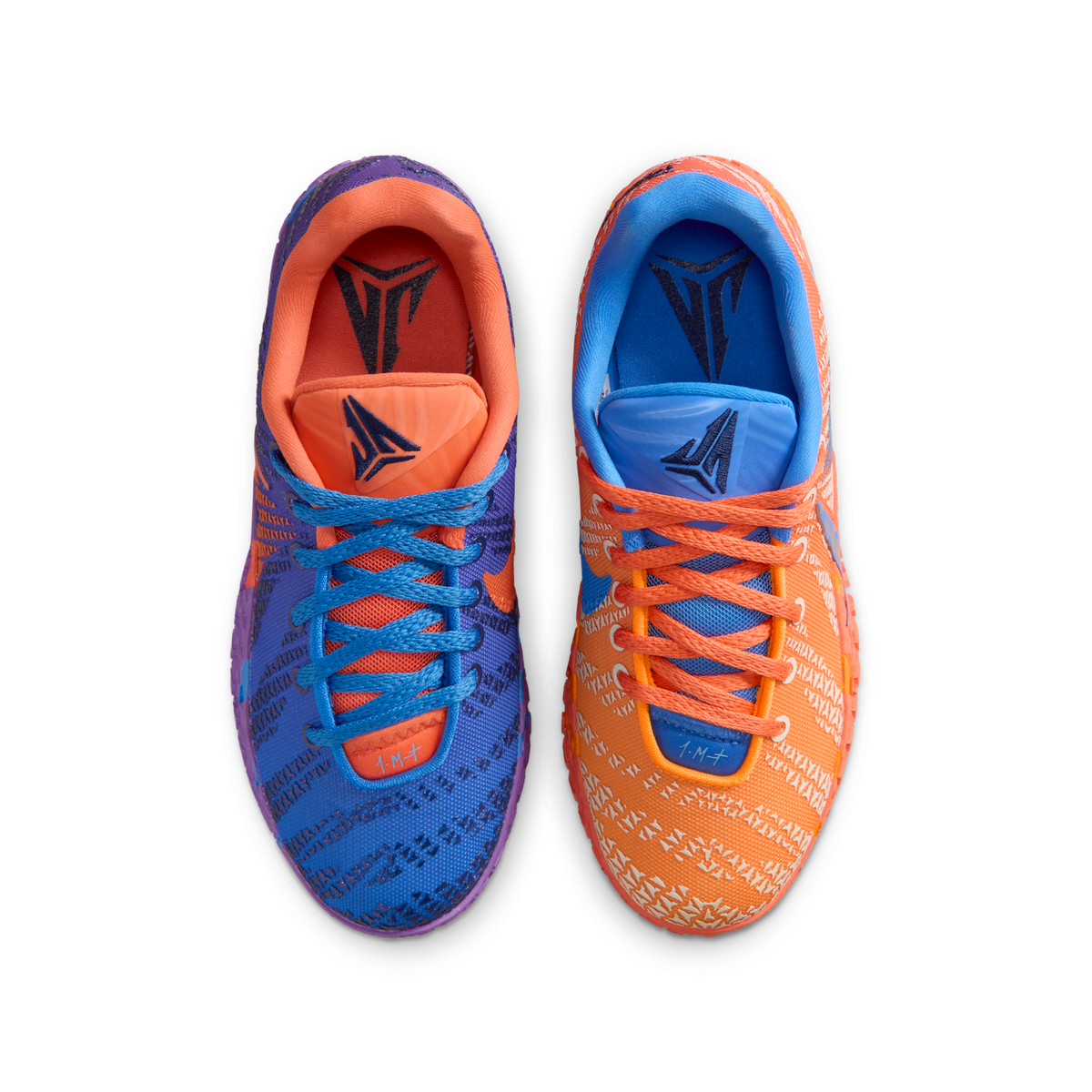 Nike Ja 3 Blue Crystal Turf Orange Midnight Navy Metallic Silver