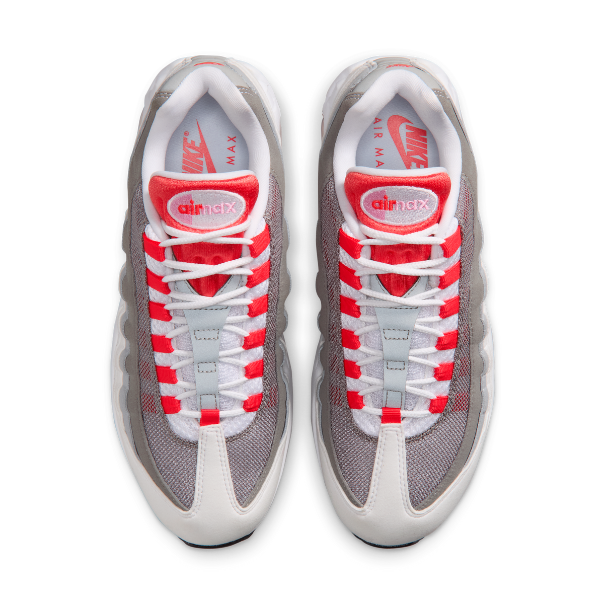 Nike Air Max 95 OG Big Bubble White Light Crimson (Women's)
