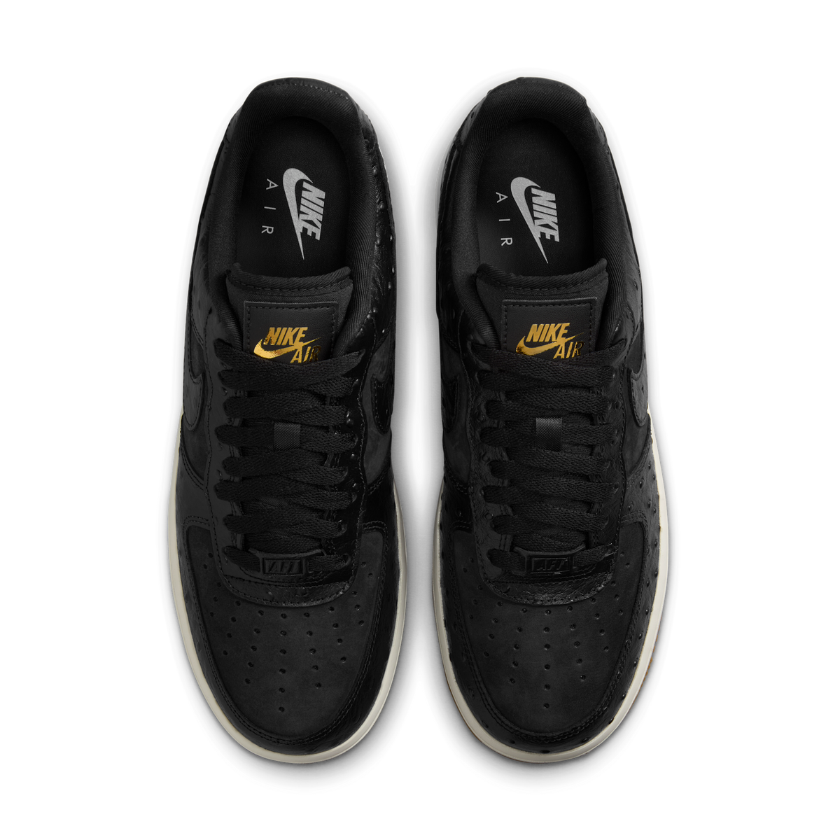 Nike Air Force 1 Low '07 Black Ostrich Gum (Women's)