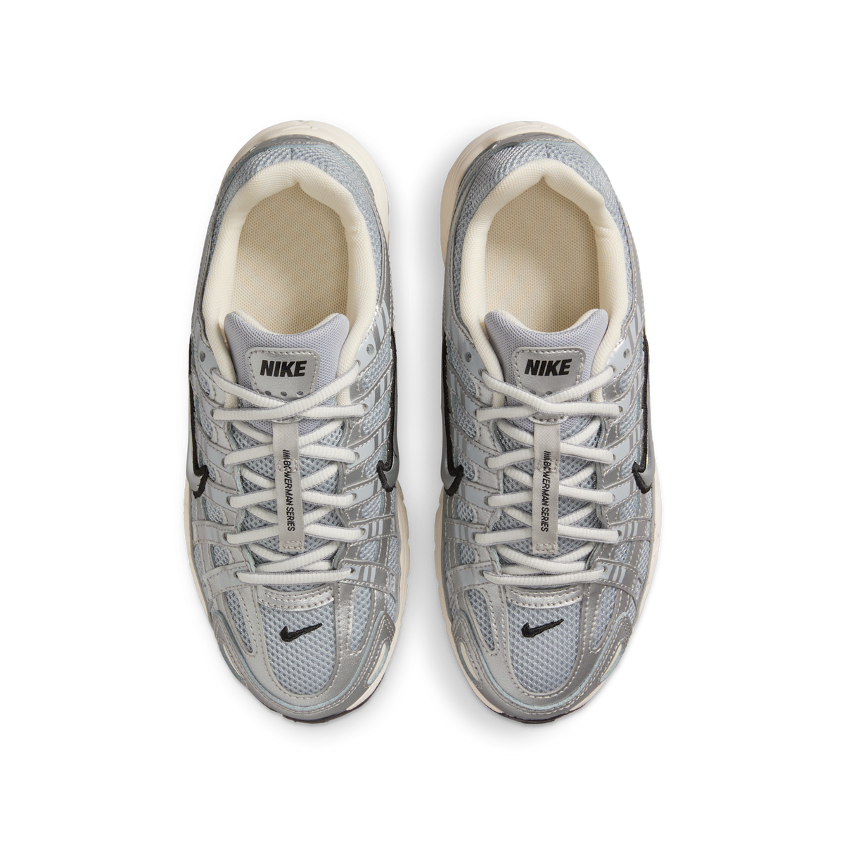 Nike P-6000 Metallic Silver Black (GS)